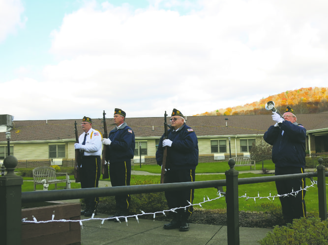 Youngsville American Legion Post Honor Guard salutes vets at Rouse News, Sports, Jobs Times